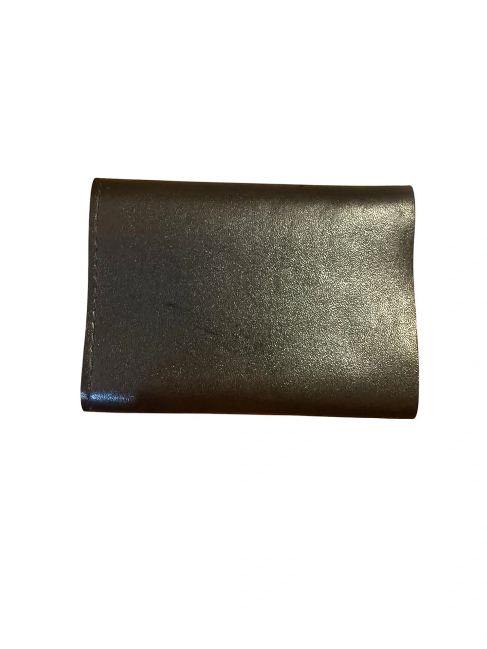 Black Embossed Truck Leather Wallet